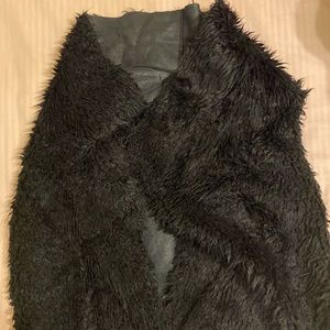 Faux fur vest